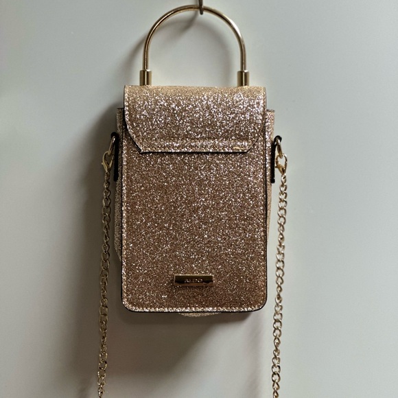 ALDO rose gold sparkly crossbody bag - Picture 4 of 6